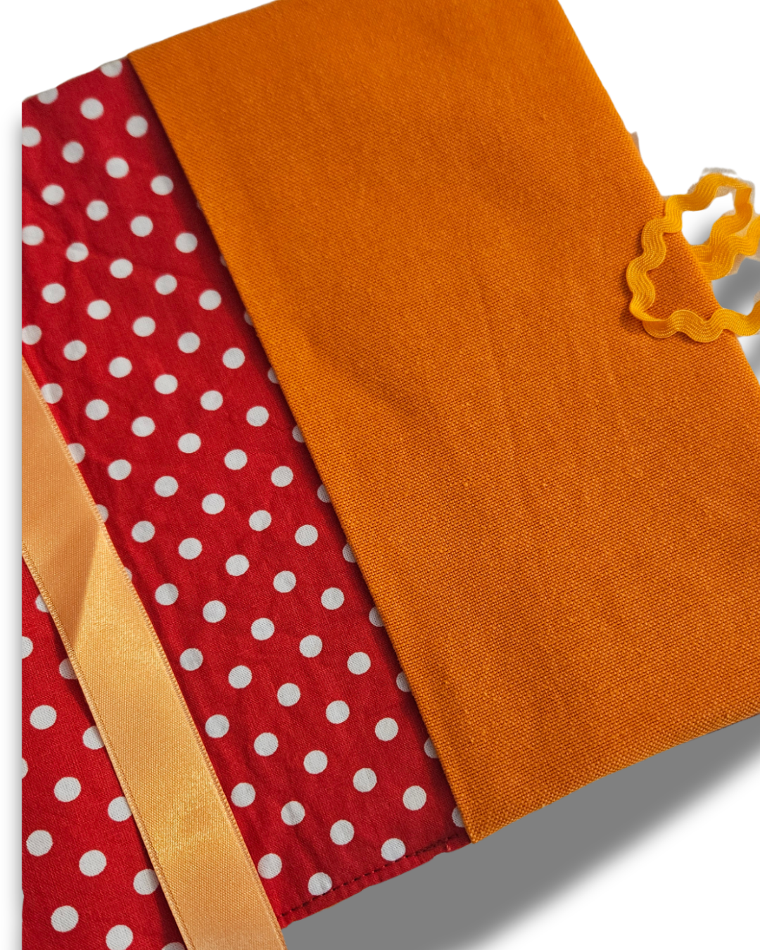 Tangerine Blossoms Book Sleeve – Handmade Protective Cover for Books & Journals