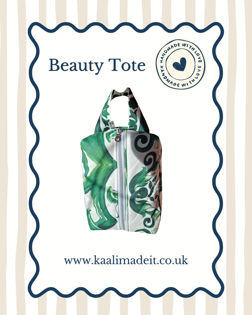Verde Hair Tools Bag | Quilted & Handmade