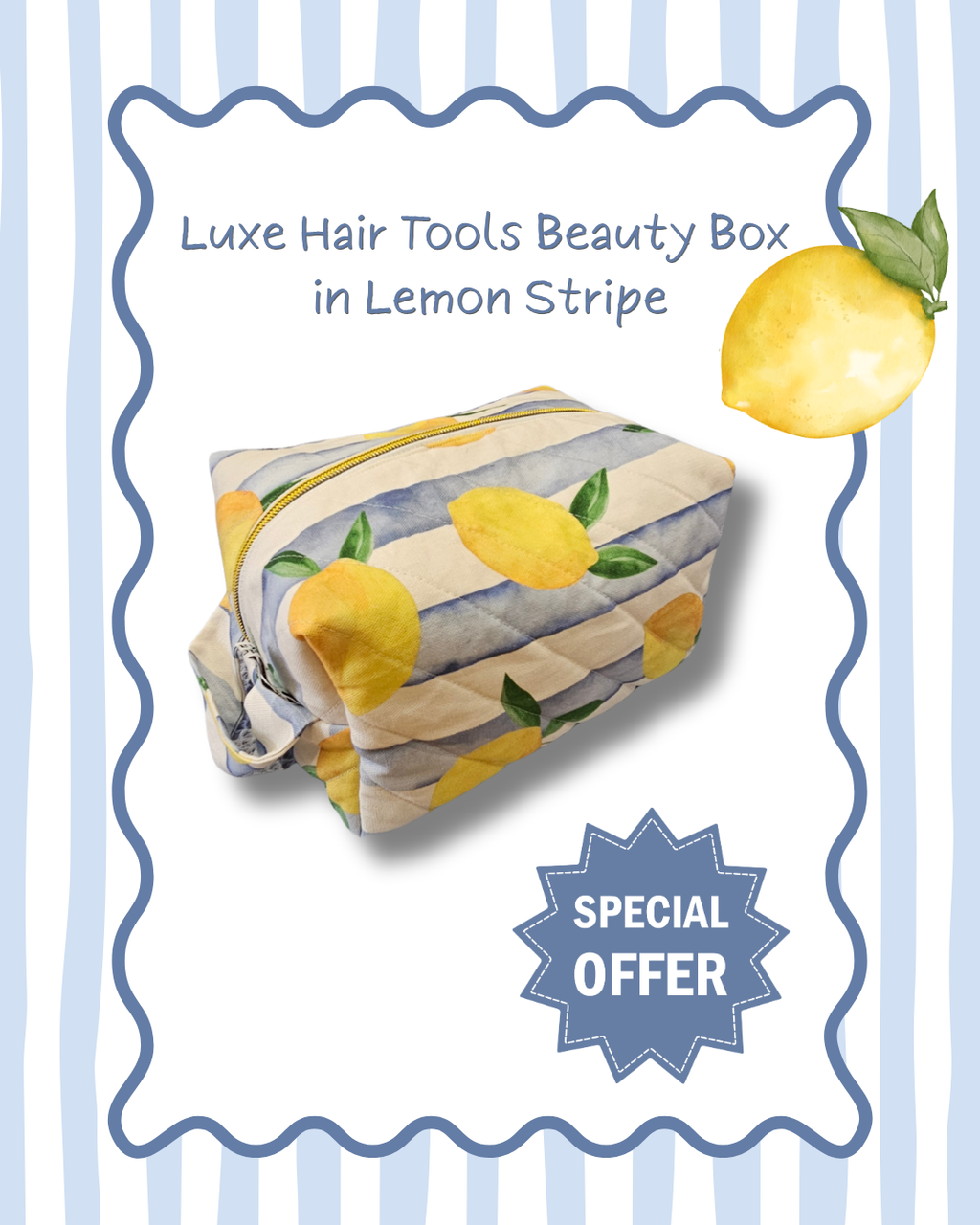 The Lemon Stripe Box Bag Collection