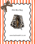 Leopard Mini Box Bag | Handmade Make Up Box Bag