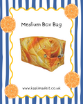 Orange Tangerine Beauty Tote | Handmade Washbag